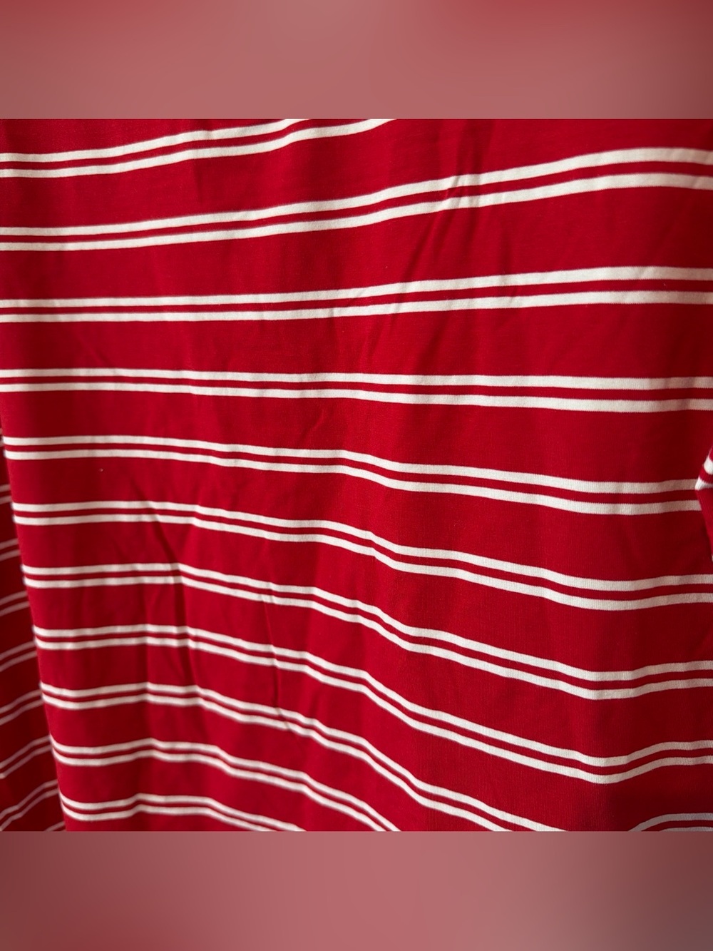 Goodfellow & Co Men’s Red Stripe Polo Shirt - Picture 2 of 4